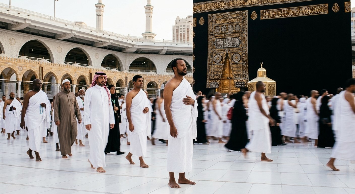 Yeh rahay aap ke **"Overview & Rulings of Umrah"** article ke liye **Meta Title**, **Meta Description**, aur **Alt Text**: --- ### 1. Meta Title > **Umrah Guide: Definition, Rulings, Virtues & Pillars** *(Length: ~54 characters – Search engine results ke liye ideal length)* --- ### 2. Meta Description > **Learn everything about Umrah: linguistic & Islamic definitions, virtues, conditions, compulsory pillars (Arkan), obligations (Wajibhat), and Fidyah rules.** *(Length: ~156 characters – Search engines mein bilkul fit aayega)* --- ### 3. Image Alt Text > **Alt Text:** `Muslim pilgrims in white Ihram performing Tawaf around the Holy Kaaba in Makkah during Umrah`